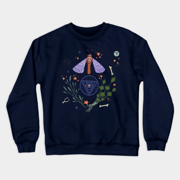 Witch's Brew Crewneck Sweatshirt by machmigo